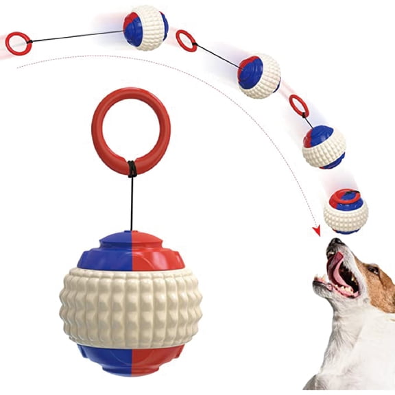 TXHSXION Toy for pets,Telescopic Rope - Sport Traning Launcher Toys - Pet Puppy Toy for Small/Medium Birthday Gift