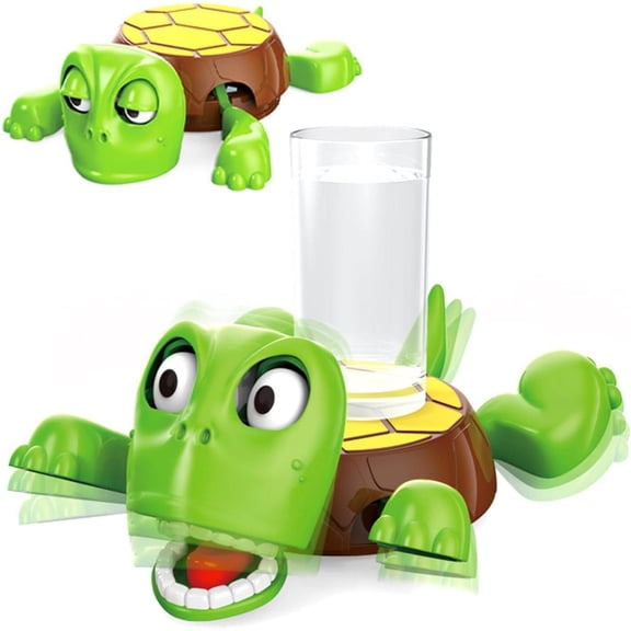 TXT-MAT​​RIX  Turtle Coaster, 3D Printed Interactive Cup Holder, Funny Tortoise Decor with Open-Eyed Design, Home & Kitchen Accessories for Tabletop Fun