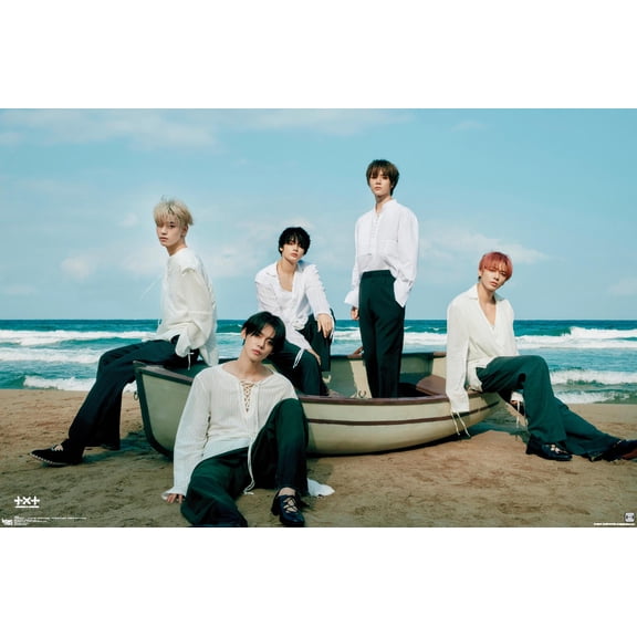 TXT TOMORROW X TOGETHER - 5th Mini Album - The Name Chapter: TEMPTATION / Farewell Wall Poster, 22.375" x 34"