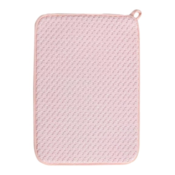 TXYRDXK 1 Pack Dish Drying Mat, Absorbent Microfiber Dishes Drainer Mats for Kitchen Counter Large Size 24 X 18 Inch, Dish Drying Pad
