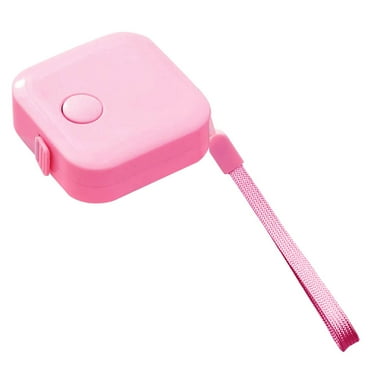 TXYRDXK 1 Pack Soft Sewing Tape Measure for Body Measuring, Pink, 60 in / 1.5 m, Push Button, Retractable Soft Tape for Sewing and Cloth Ruler