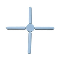 TXYRDXK 1 Pack Thick Silicone Trivets for Hot Dishes Eco-Friendly Foldable Trivets for Hot Pots and Pans Folding Trivet Save Much Space for Kitchen Home