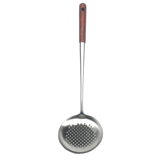 TXYRDXK 1-Pcs Cooking Utensils, Stainless Steel Kitchen Utensils, Wok Utensils Slotted Spoon, Dishwasher Safe