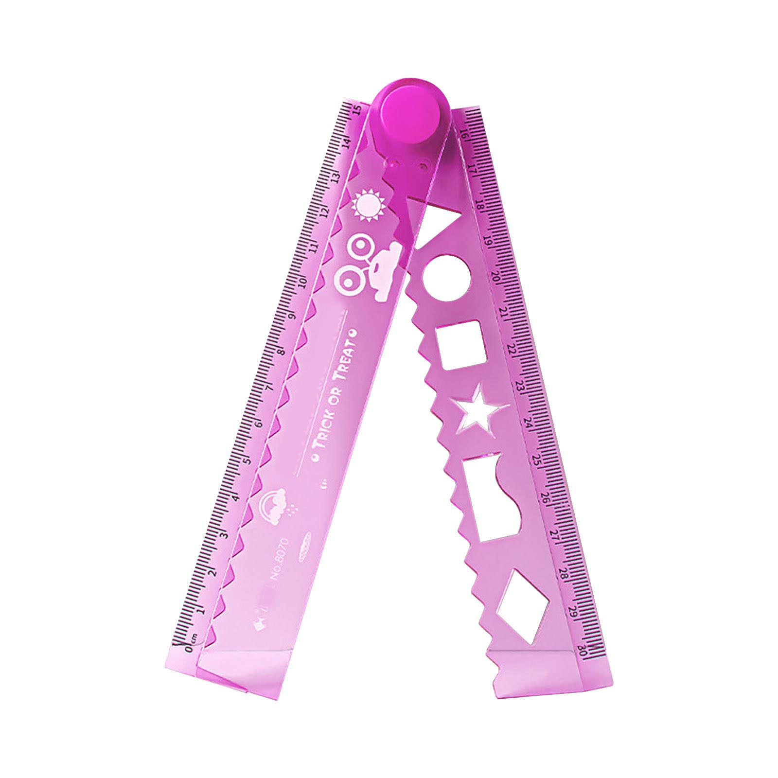 TXYRDXK 1Pcs Unbreakable Clear Rulers 30cm PVC Shatterproof Folding TXYRDXK 1Pcs Unbreakable Clear Rulers 30cm PVC Shatterproof Folding