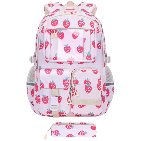 TXYRDXK 2PCS Backpack - Lightweight Multi-Pocket Backpack with Pencil Pouch for Teen Laptop Backpack for Women, Daily Bookbag Travel Daypack