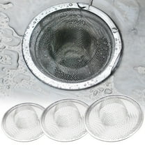TXYRDXK 3 pcs Heavy Duty Stainless Steel Slop Basket Filter Trap, 2.75" Top Metal Sink Strainer,Perfect for Kitchen Sink/Bathroom Bathtub Wash Basin Floor Drain Balcony Drain Hole RV Sink