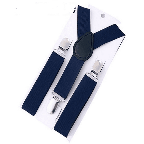 TXYRDXK Adjustable Suspenders Braces, Adjustable Clip on Y-Back Elastic with Metal Clips - Elastic Y Shape Suspender