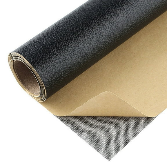 TXYRDXK Leather Repair Tape,Self Adhesive Leather Repair Patch,Leather Patches for Furniture,Sofa,Car Seats,Office Chair, PU Vinyl Leather Repair Kit (Black, 4x8 inch)