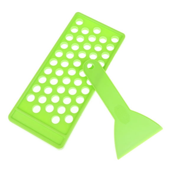 TXYRDXK Lip Balm Making Kit Lip Balm Filling Tray and Spatula Set Fast and Easy to Use Just Pour Spread Instantly Fills 50 Containers Base