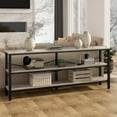 thumbnail image 1 of TY Arts & Culture Console Table 71.1" Entryway Table Wood Sofa Table TV Stand for TV up to 75" Storage Shelves, 1 of 14