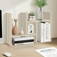 thumbnail image 1 of TY Arts & Culture Desktop Organizer Office Storage Rack Adjustable Wood Display Shelf, 1 of 9