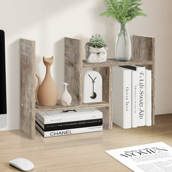 TY Arts & Culture Desktop Organizer Shelf Office Desk Shelves Multi-Functional Organization and Sturdy Design