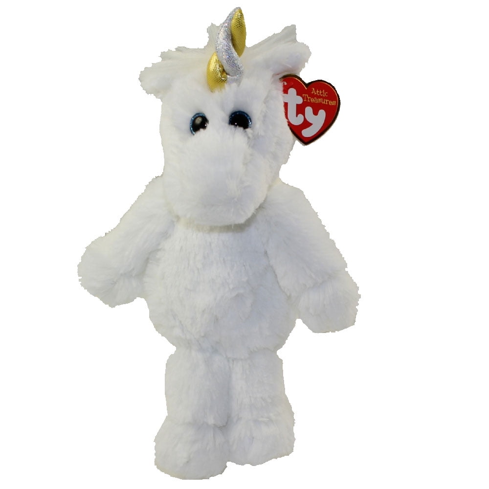 TY Attic Treasures - AGNUS the Unicorn (Regular Size - 8 inch