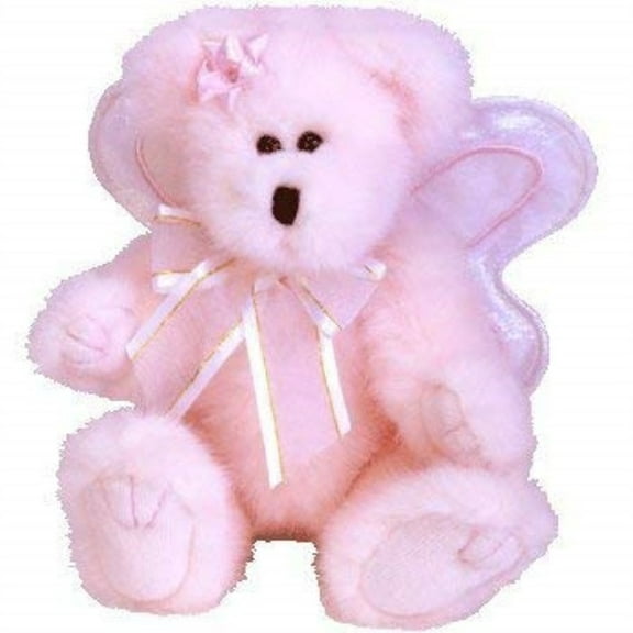 TY Attic Treasures Olympia the Bear Butterfly Fairy Angel Teddy 8" Jointed
