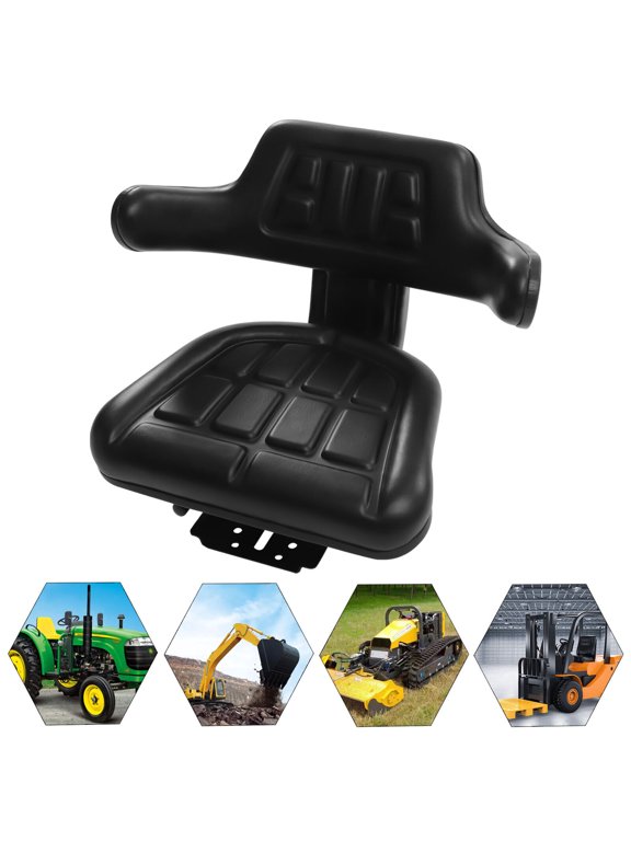 TY-B25-1 Black Tractor Excavator Seat Forklift Seat for Ford 2000, 2600, 2610 3000 4000 3600 4600 3910