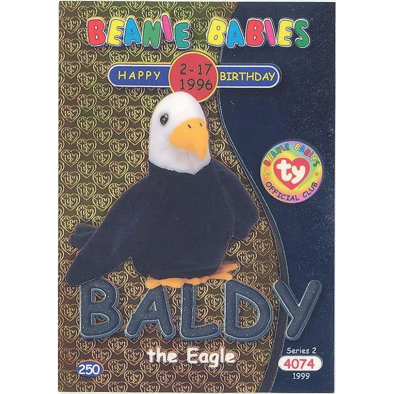 Baldy ty sales beanie baby value