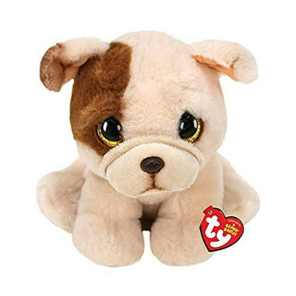 TY Beanie Babies - HOUGHIE the Bull Dog (Regular Size 6"Plush) With Fun Chops