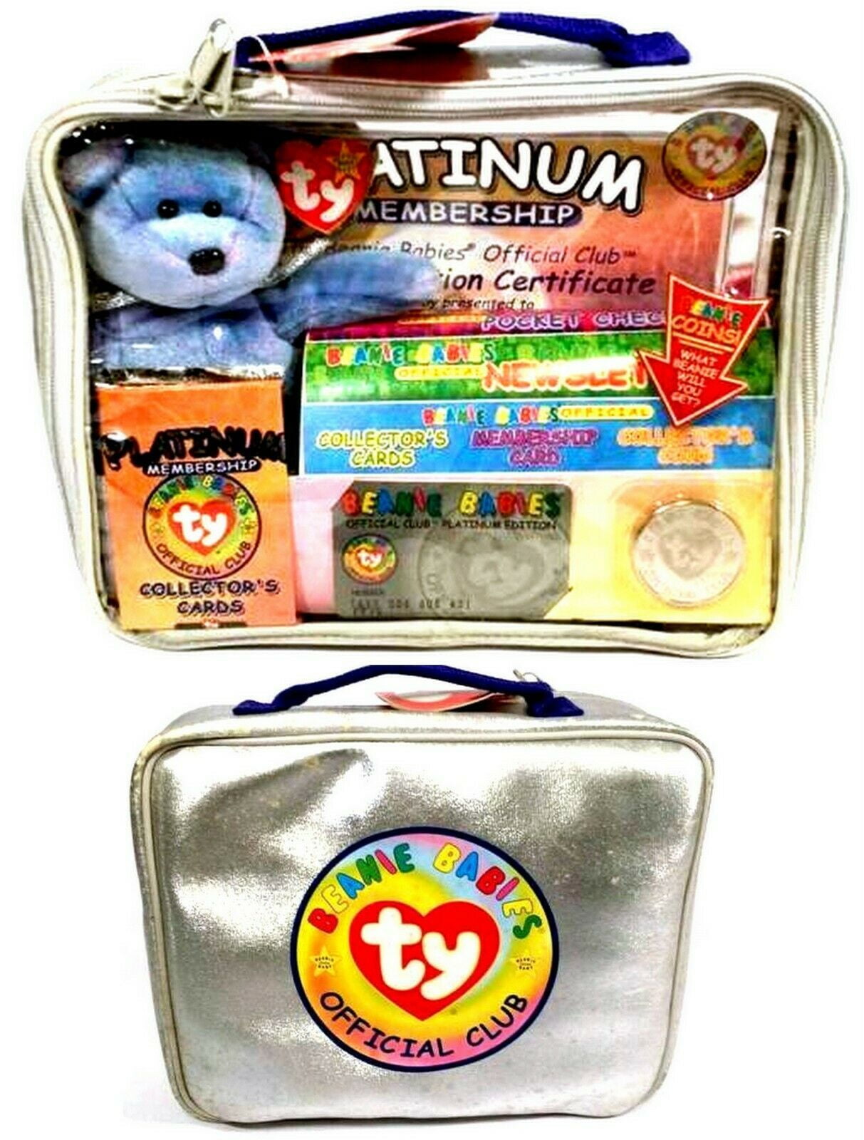 TY Beanie Babies (Color Me Bear authentic & Official Club Members Platinum Kit) Lot