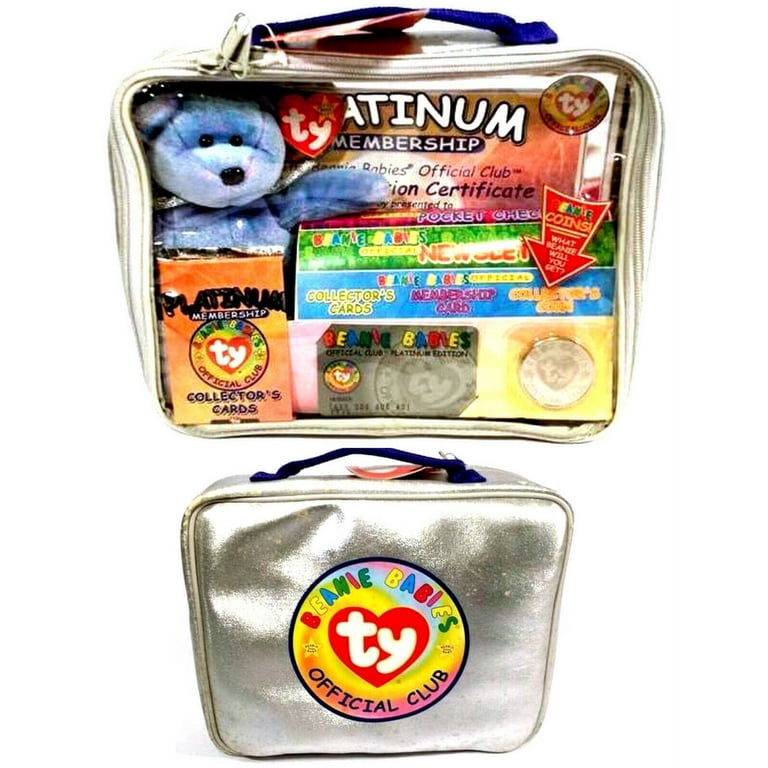TY Beanie Babies Plush Official Club Platinum Membership Kit