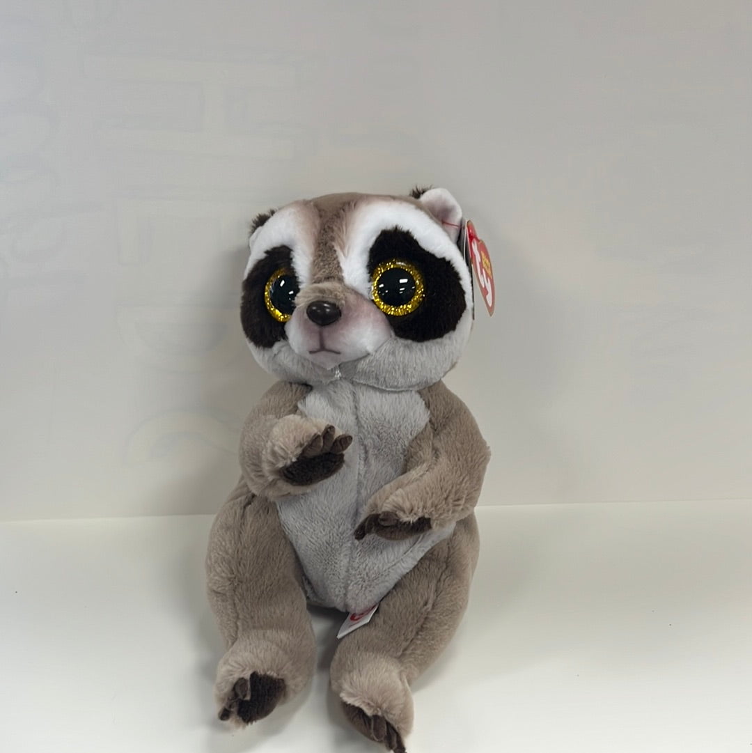 TY Beanie Babies Petey the Grey Raccoon 6" (Beanie Bellies) - Walmart Business Supplies
