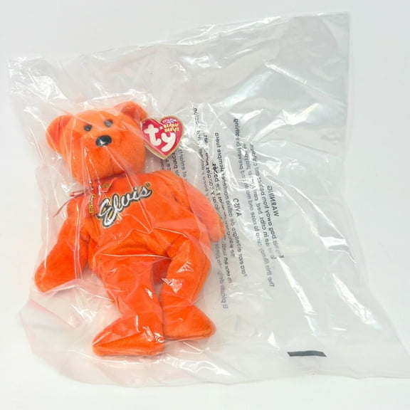 TY Beanie Babies Reeses Coco Presley Elvis Sealed