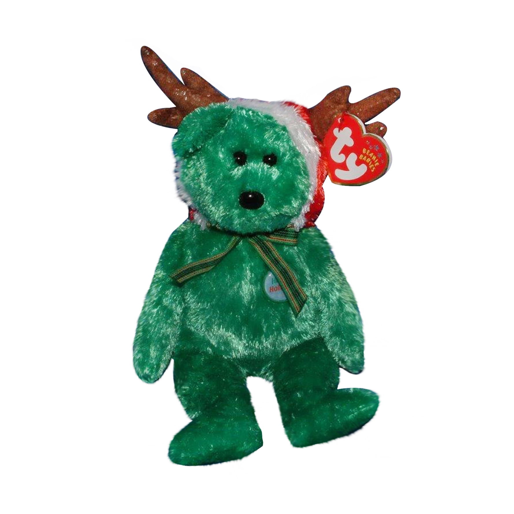 Ty Beanie Baby: 2002 Holiday Teddy Bear Birthday Plush Toy