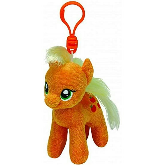 TY Beanie Baby - APPLEJACK (My Little Pony) (Plastic Key Clip - 5") Plush NO TY HANG TAG