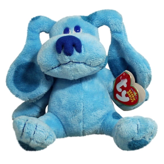 TY Beanie Baby - BLUE the Dog (Nick Jr. - Blue's Clues) 6.5" Plush With Fun Chops