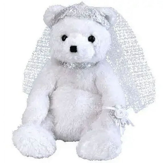 TY Beanie Baby - BRIDE the Wedding Bear Plush (NO TY HANG TAG)