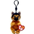 thumbnail image 1 of TY Beanie Baby Clip - Ace the German Shepherd Plush Keychain Collectible with Plastic Clip 4 Inch, 1 of 1