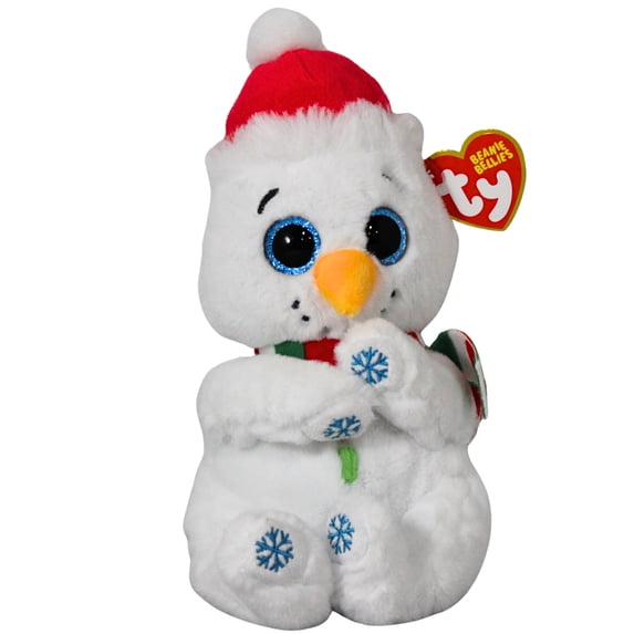 Ty Beanie Bellies - Brrrnard the Snowman - Stuffed Animal