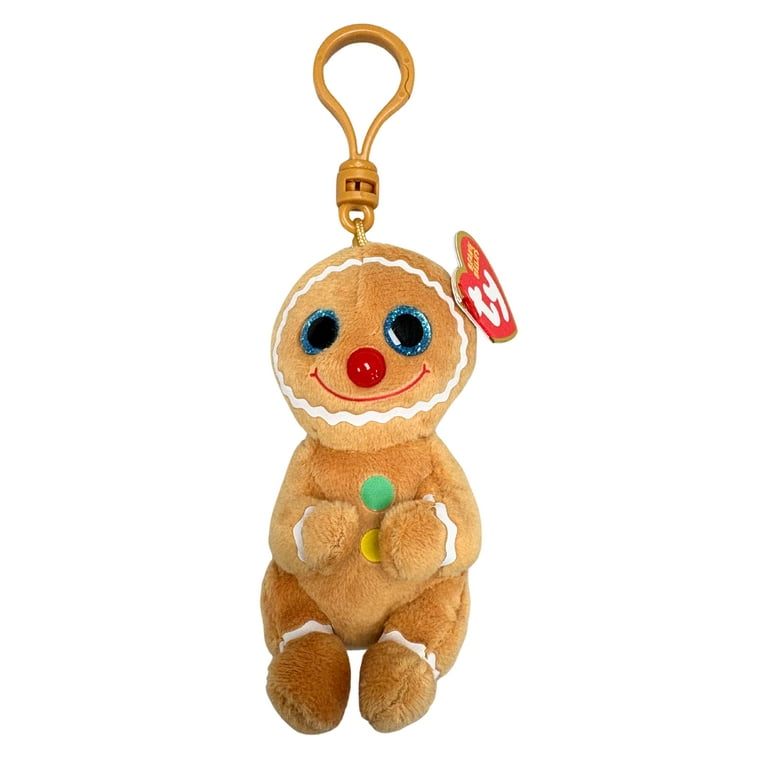 TY Beanie Baby (Beanie Bellies) - COOKIE the Gingerbread (Plastic