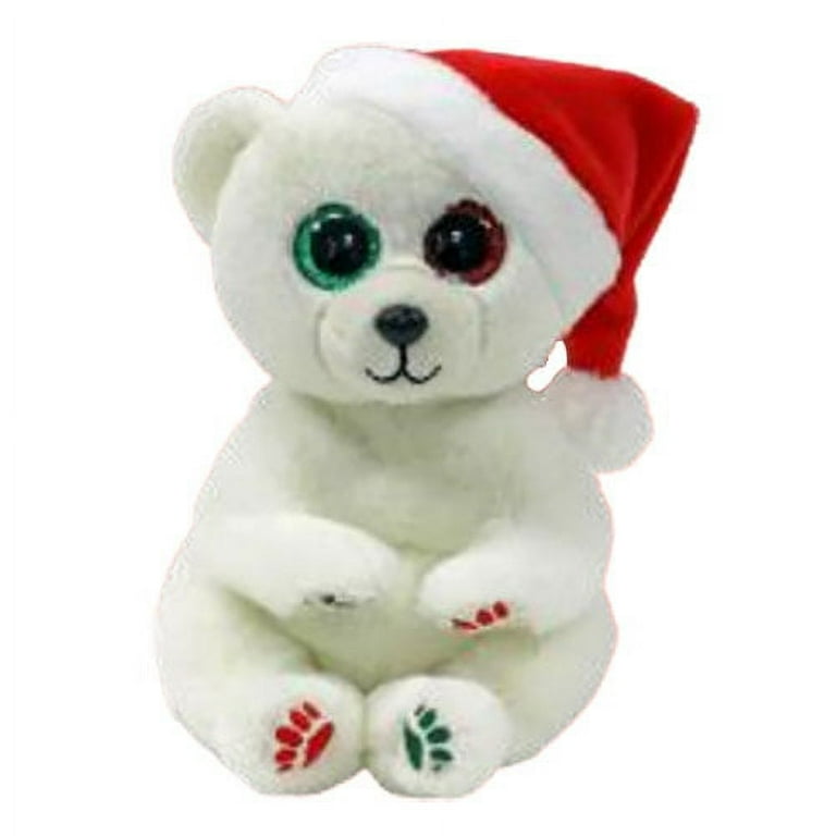 TY Beanie Baby (Beanie Bellies) EMERY the Polar Bear (6 inch