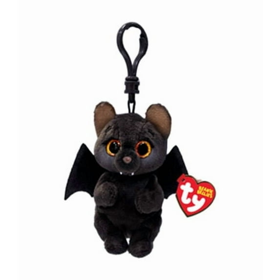 TY Beanie Baby (Beanie Bellies) - Hollow the Halloween Pumpkin (Plastic Key Clip - 4 inch)