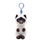TY Beanie Baby Beanie Bellies - MISO the Siamese Cat Plastic Key Clip - 4 inch