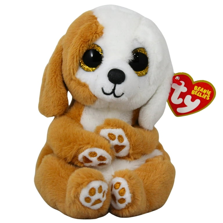 TY Beanie Bellies Plush Stuffed Animal RUGGLES the Dog, Super