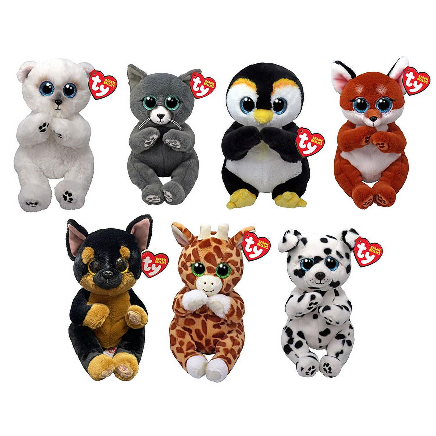 Ty Beanie Babiesコレクション、24セット TY Beanie Baby (Beanie Bellies) - SET OF 7 Spring 2024