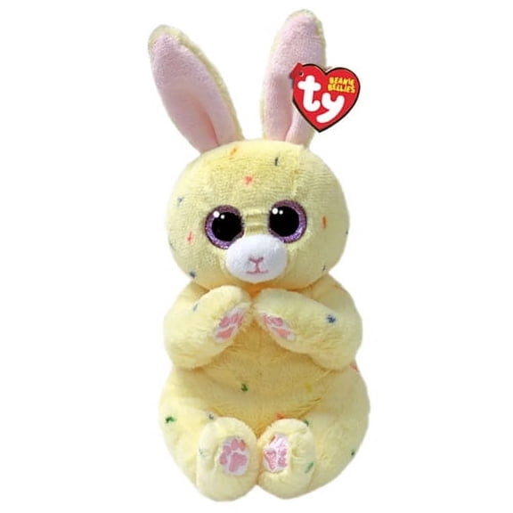 TY Beanie Baby Bellies - CREAM the Easter Bunny Rabbit 2024 (Regular Size 6" Plush)(BONUS 1 FUN CHOPS & 1 TY CARD)