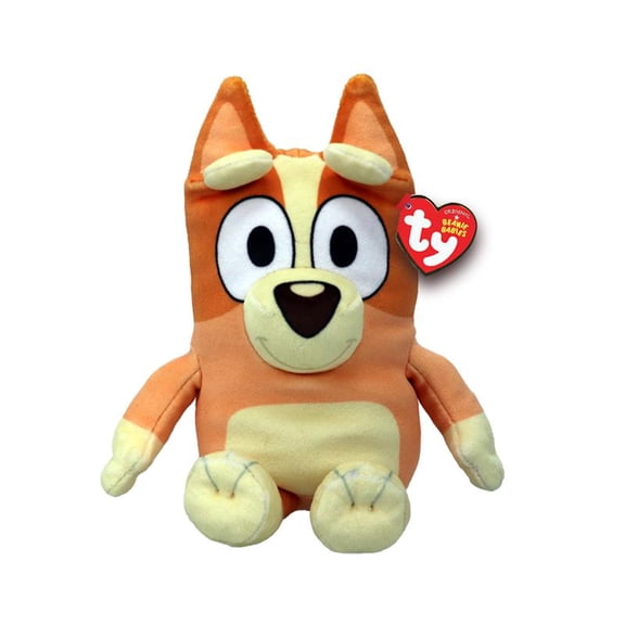 TY Beanie Baby Bluey - BINGO (Soft Body - 7.5" Plush)MWMTS (BONUS 1 TY CARD & 1 FUN CHOPS)