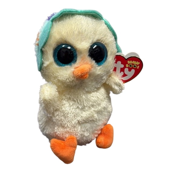 TY Beanie Baby (Boos) - EMMIE the Chick (Regular Size - 6 inch)