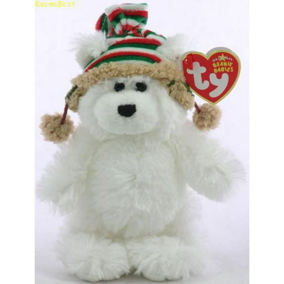 TY Beanie Baby - CHILLINGSLY the Bear (7" Plush)