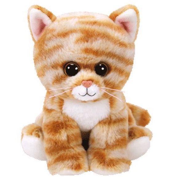 TY Beanie Baby - CLEO the Orange Tabby Cat (6" Plush) (NO TY HANG TAG)