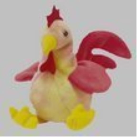 TY Beanie Baby - DOODLE the Rooster (4th Gen hang tag) (6 inch)