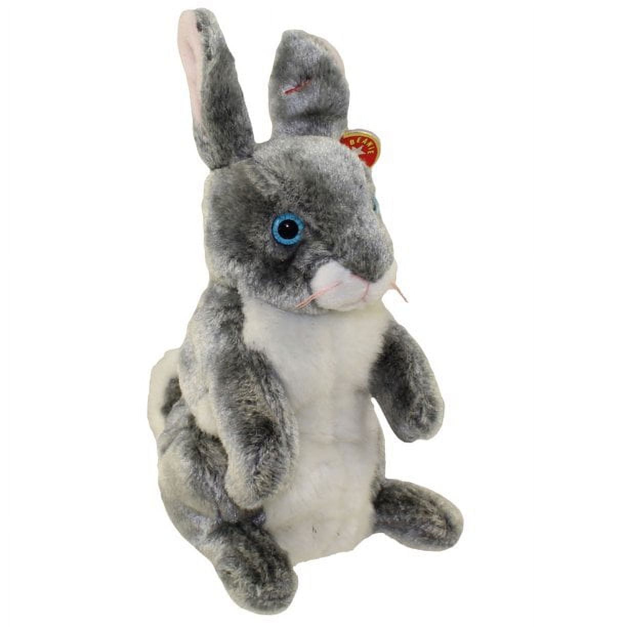 TY Beanie Baby - HOPPER the Gray Bunny (8 inch) - Walmart.com