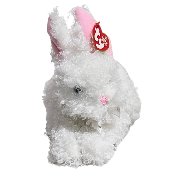 Beanie Babies- Hutch Clutch the Rabbit – Solid Eyes - Stuffed Animal