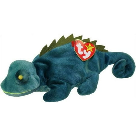 TY Beanie Baby - IGGY the Iguana (Blue) - 4038