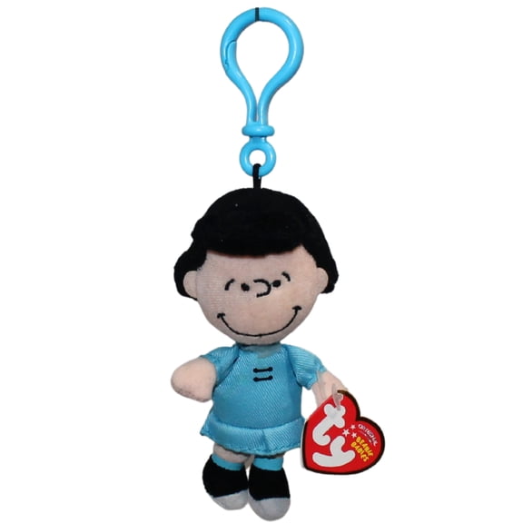 Ty Beanie Baby (Plastic Key Clip) - Lucy the Girl - Stuffed Animal