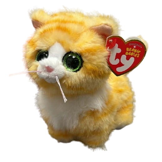 TY Beanie Baby - MELANIE the Orange Tabby Cat (Regular Size - 6 inch)