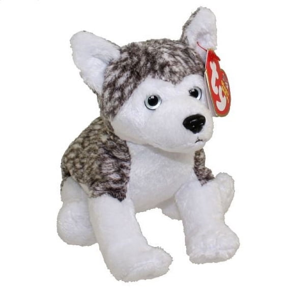 TY Beanie Baby - MUKLUK the Husky Dog (White /Silver Eyes) (New 5.5" Plush)