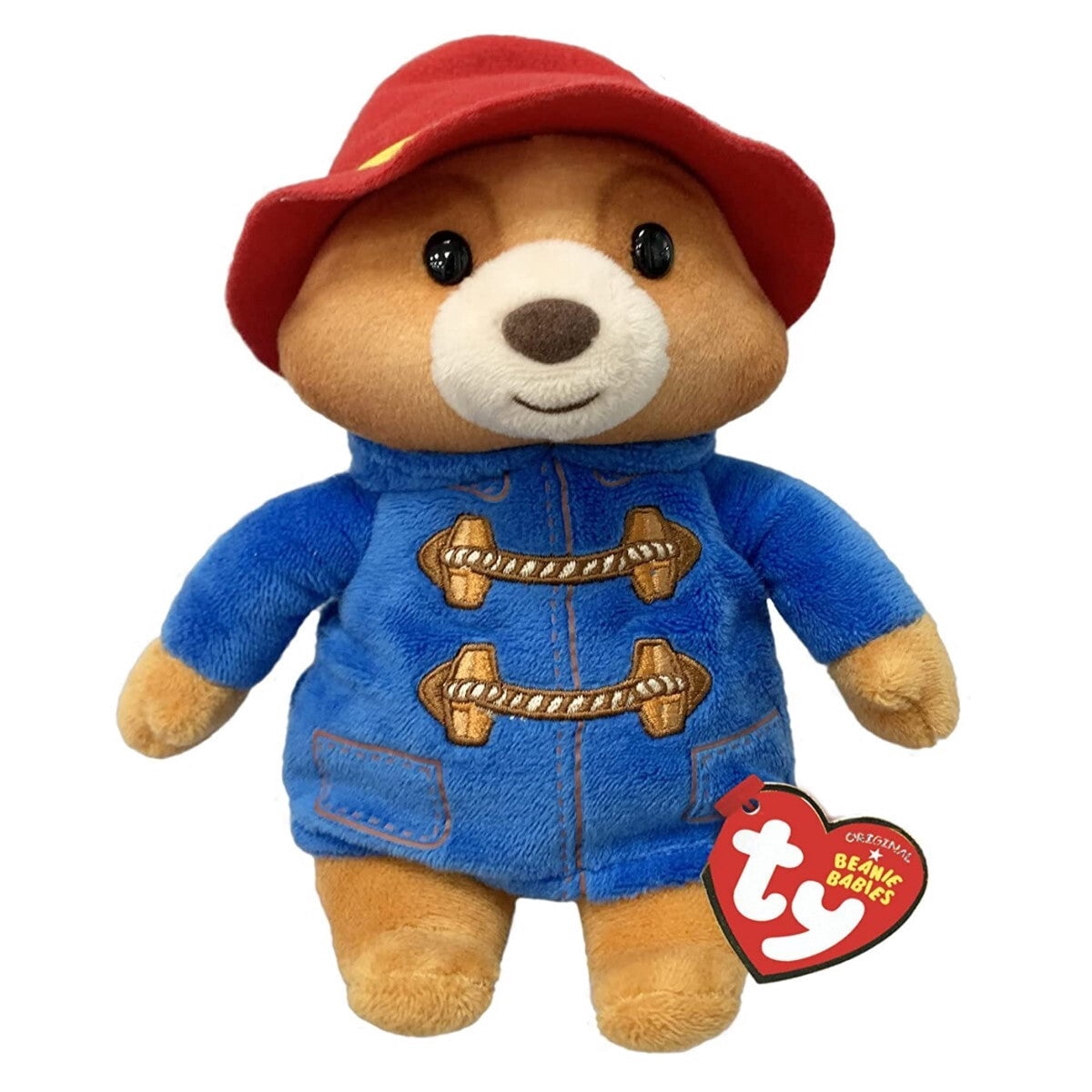 TY Paddington Bear Beanie Boos Regular | Beanie Baby Soft Plush Toy | Collectible Cuddly Stuffed Teddy